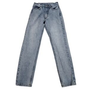 John Galt Brandy Melville Jeans Small High Rise Tapered Mom Fit Light Wash Rigid